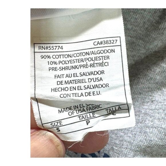 Tampa Bay Rays Majestic T-Shirt S Gray 90% Cotton Short Sleeve AL East Divsion - Picture 6 of 6